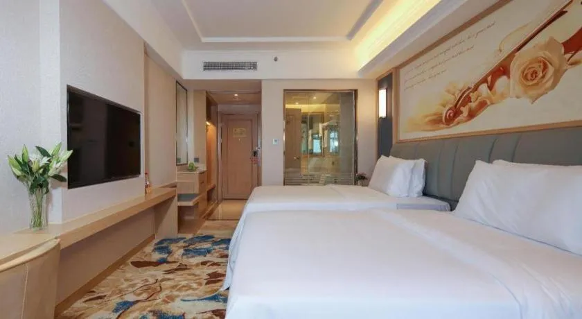 Bed in Vienna Hotel Chengdu University of Pertroleum Metro Station