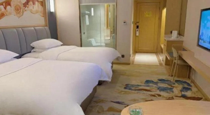 Bed in Vienna Hotel Chengdu University of Pertroleum Metro Station