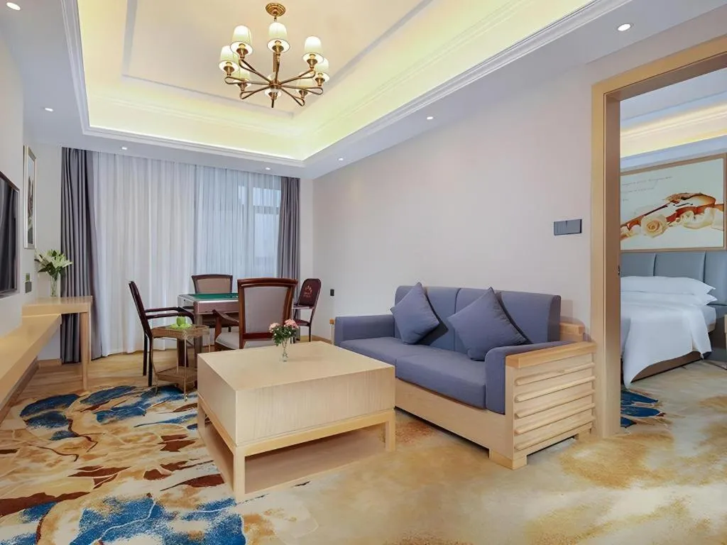 Bed in Vienna Hotel Chengdu University of Pertroleum Metro Station