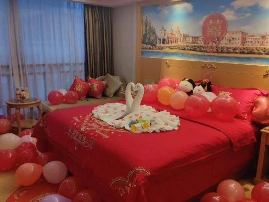 Bed in Vienna Hotel Guangxi Guilin Yongfu Station