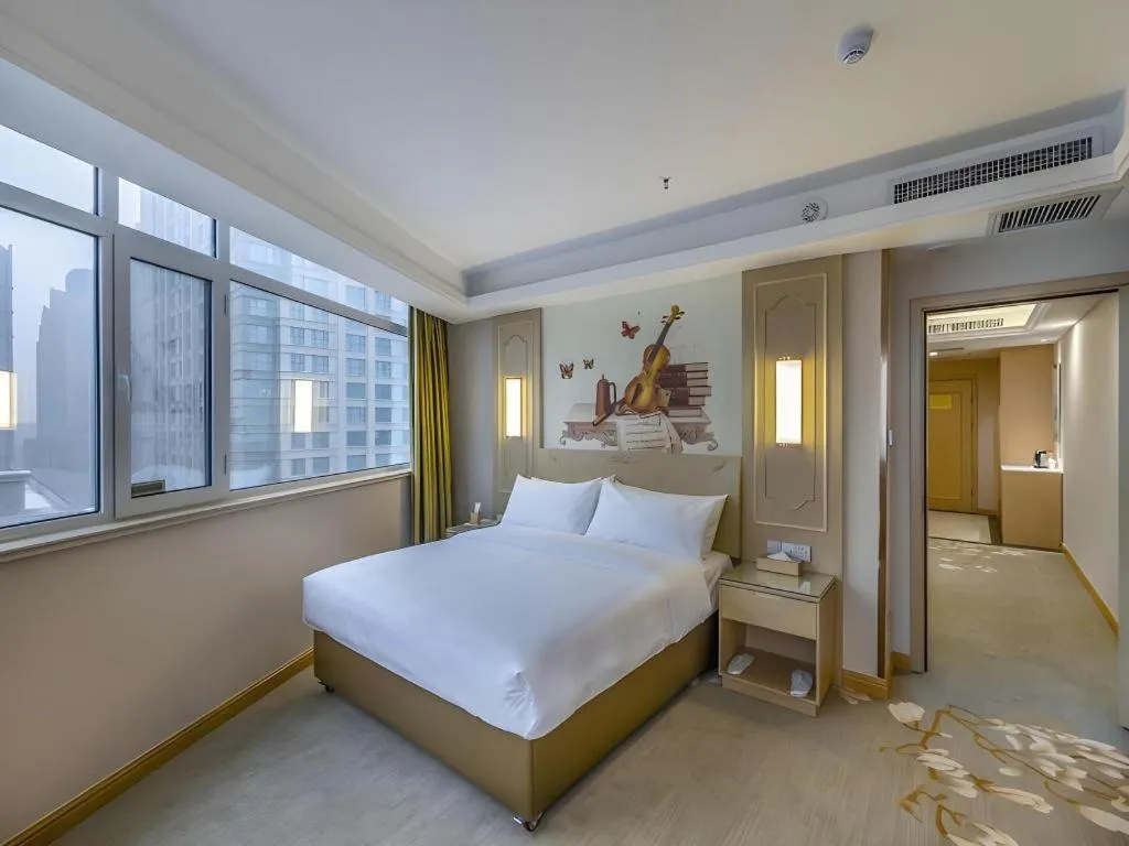 Bed in Vienna Hotel Shandong Dezhou Government Shopping Plaza