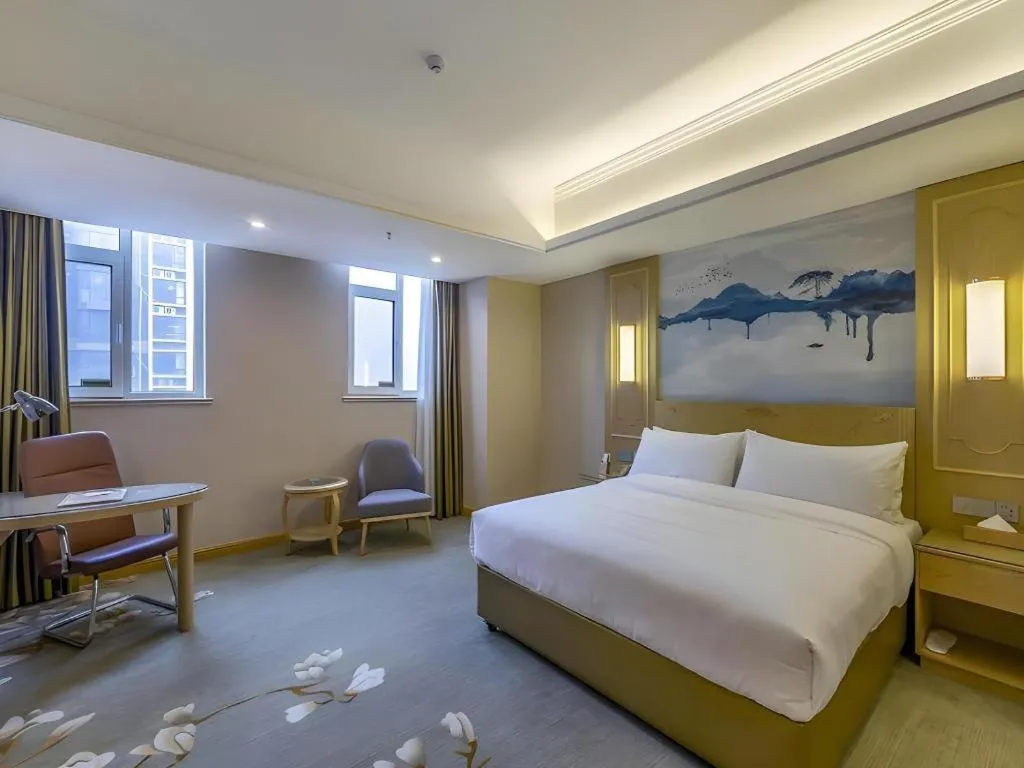 Bed in Vienna Hotel Shandong Dezhou Government Shopping Plaza