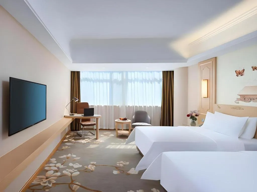 Bed in Vienna Hotel Shandong Dezhou Government Shopping Plaza