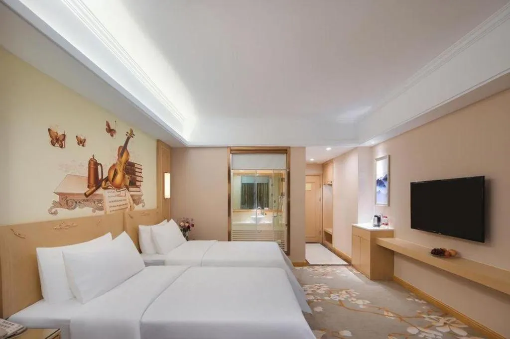 Bed in Vienna Hotel Shandong Dezhou Government Shopping Plaza