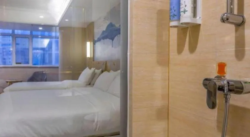 Bed in Vienna Hotel Shandong Dezhou Government Shopping Plaza