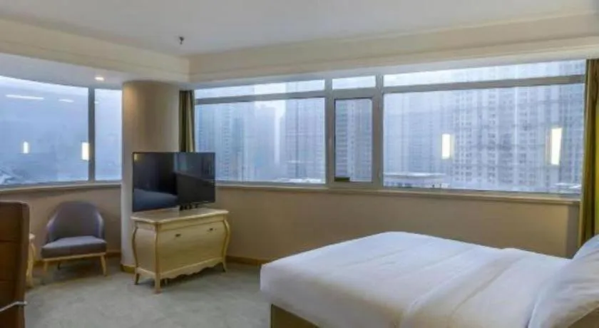 Bed in Vienna Hotel Shandong Dezhou Government Shopping Plaza