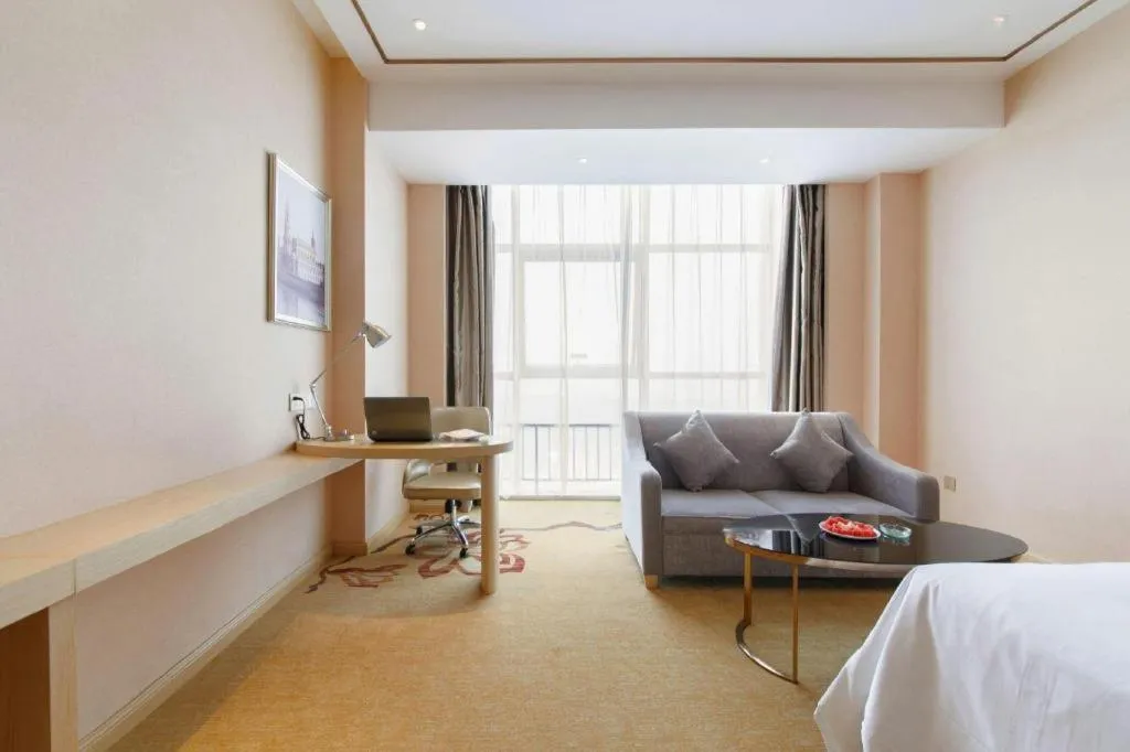 Bed in Vienna Hotel Shandong Dezhou Government Shopping Plaza