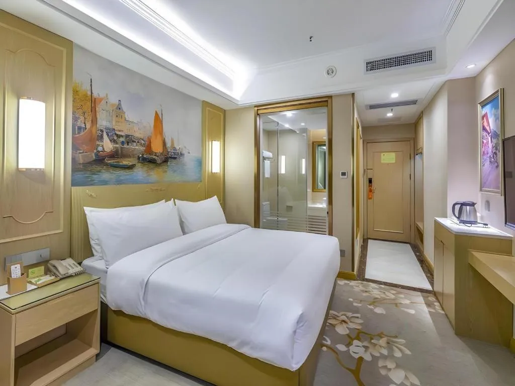 Bed in Vienna Hotel Shandong Dezhou Government Shopping Plaza