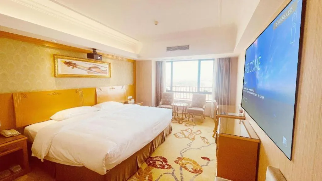 Bed in Vienna Hotel Guangxi Guilin Xing'an