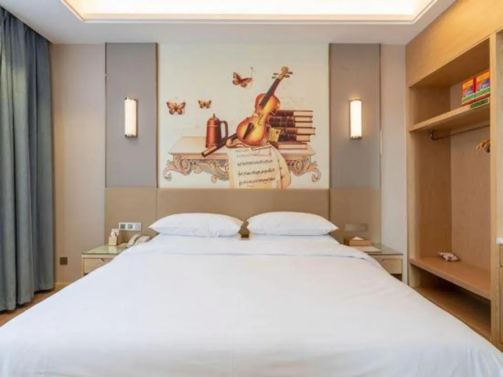 Bed in Vienna Hotel Jinan Railway Station