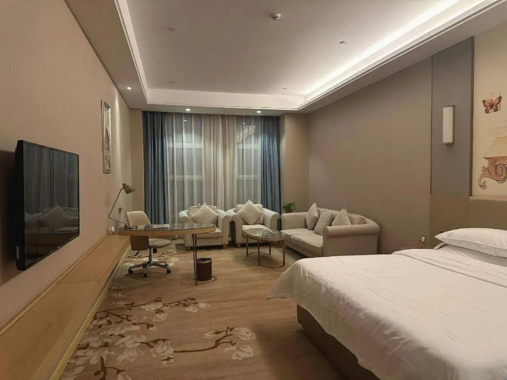 Bed in Vienna Hotel Jinan Railway Station