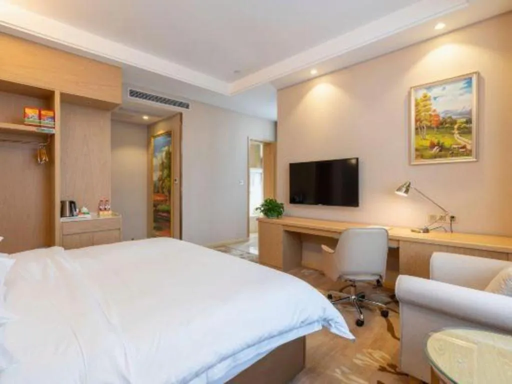 Bed in Vienna Hotel Jinan Railway Station