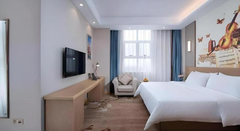 Bed in Vienna Hotel Jinan Railway Station