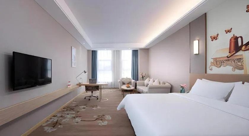 Bed in Vienna Hotel Jinan Railway Station