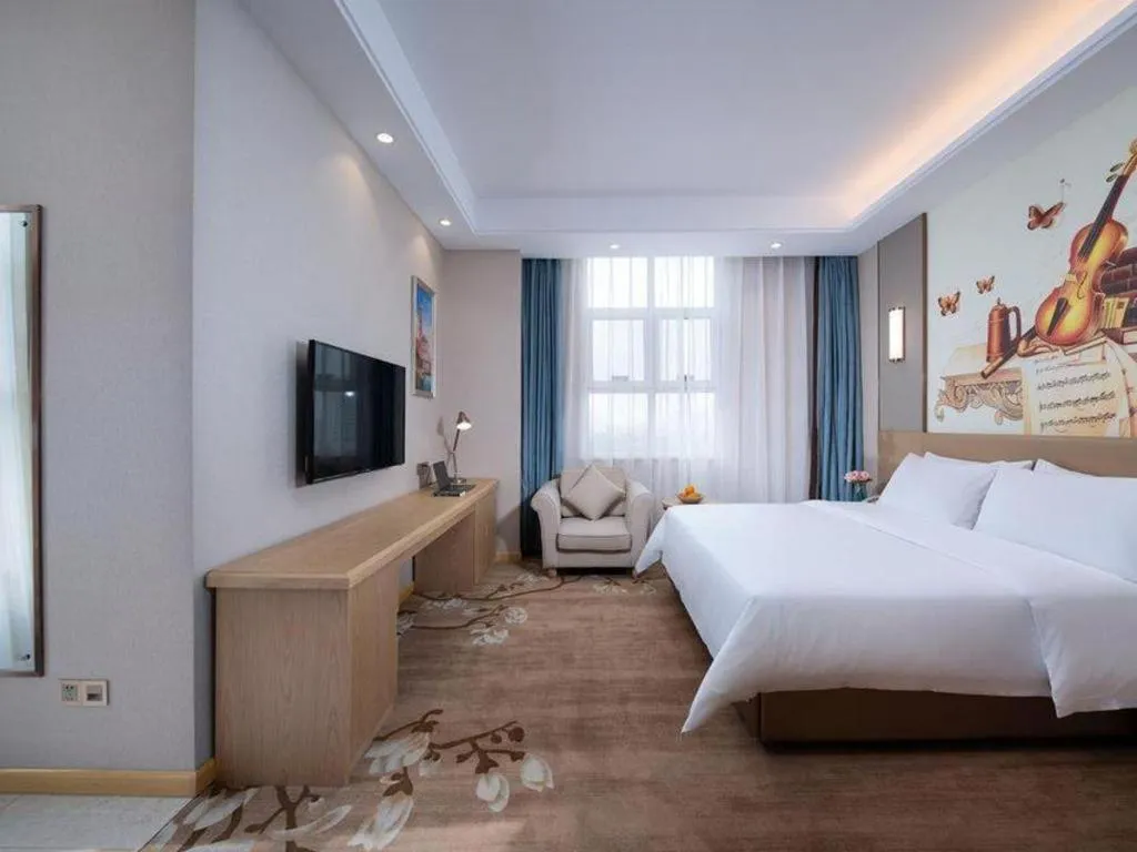 Bed in Vienna Hotel Jinan Railway Station