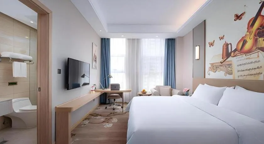 Bed in Vienna Hotel Jinan Railway Station