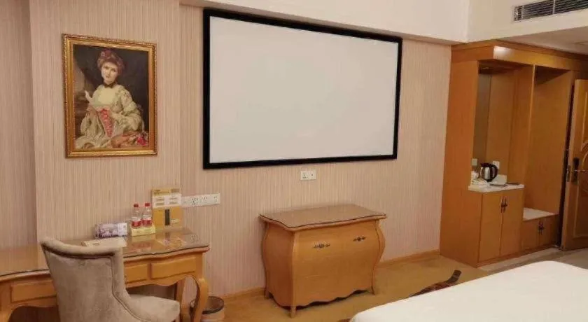 Bed in Vienna Hotel Guangzhou Huadu Sunac Cultural Tourism City Shiling
