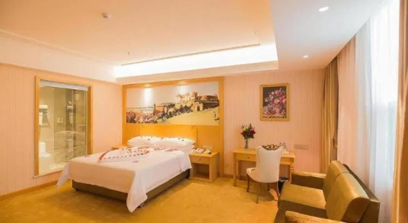 Bed in Vienna Hotel Hubei Xiangyang Tang City Gulou