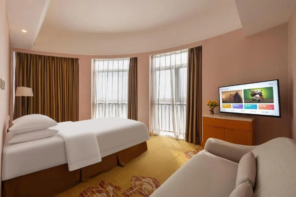 Bed in Vienna Hotel Guangdong Dongguan Chengnan Station