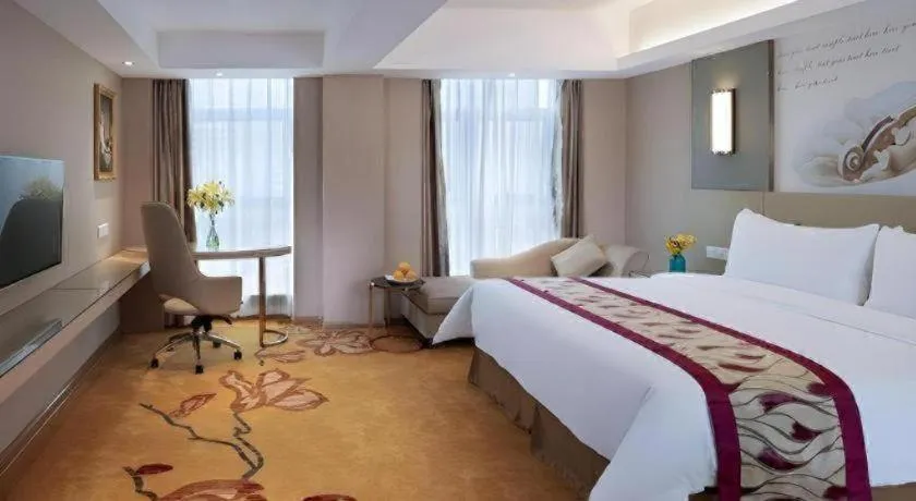 Bed in Vienna Hotel Changsha Wanjia Libei Road Tuqiao Metro Station