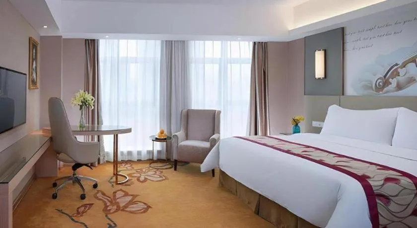 Bed in Vienna Hotel Changsha Wanjia Libei Road Tuqiao Metro Station