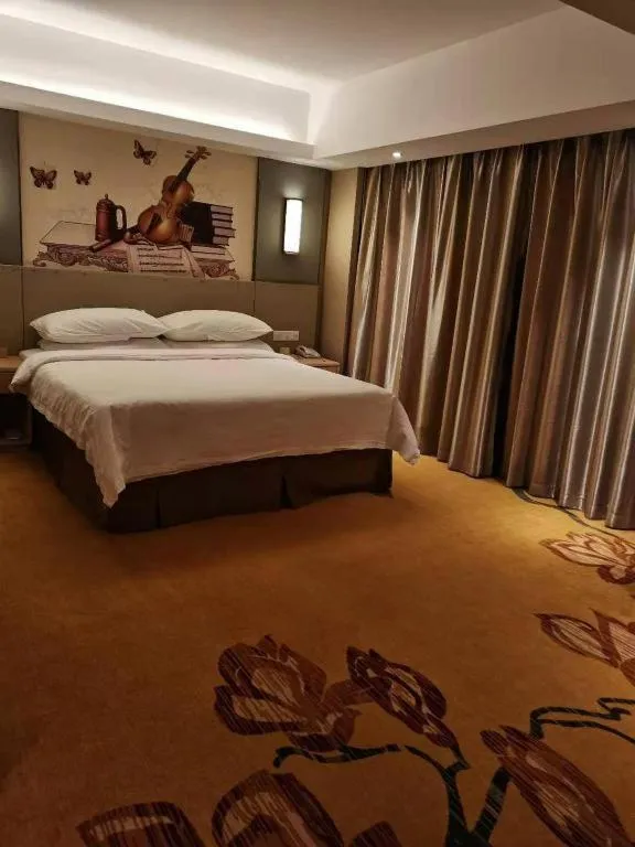 Bed in Vienna Hotel Changsha Wanjia Libei Road Tuqiao Metro Station