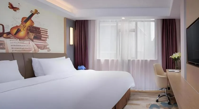 Bed in Vienna Hotel Nanning Beihu Metro Station