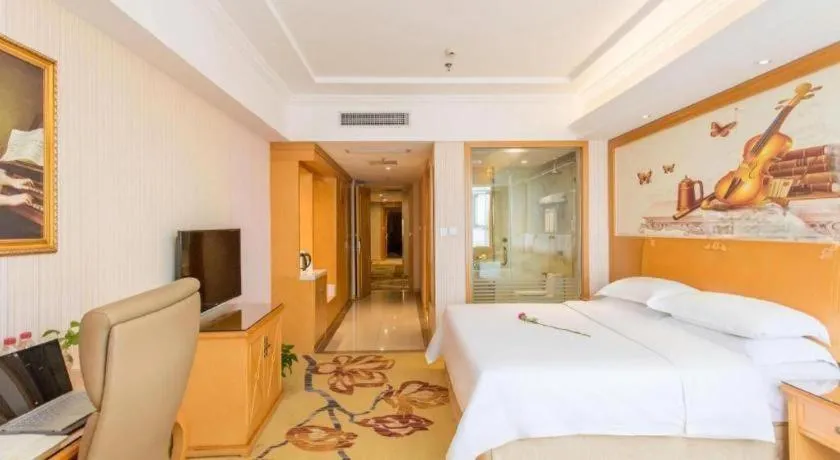 Bed in Vienna Hotel Jiangsu Kunshan Changjiang North Road Fenghuangcheng