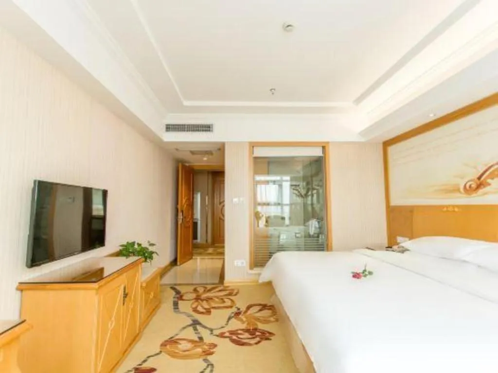 Bed in Vienna Hotel Jiangsu Kunshan Changjiang North Road Fenghuangcheng
