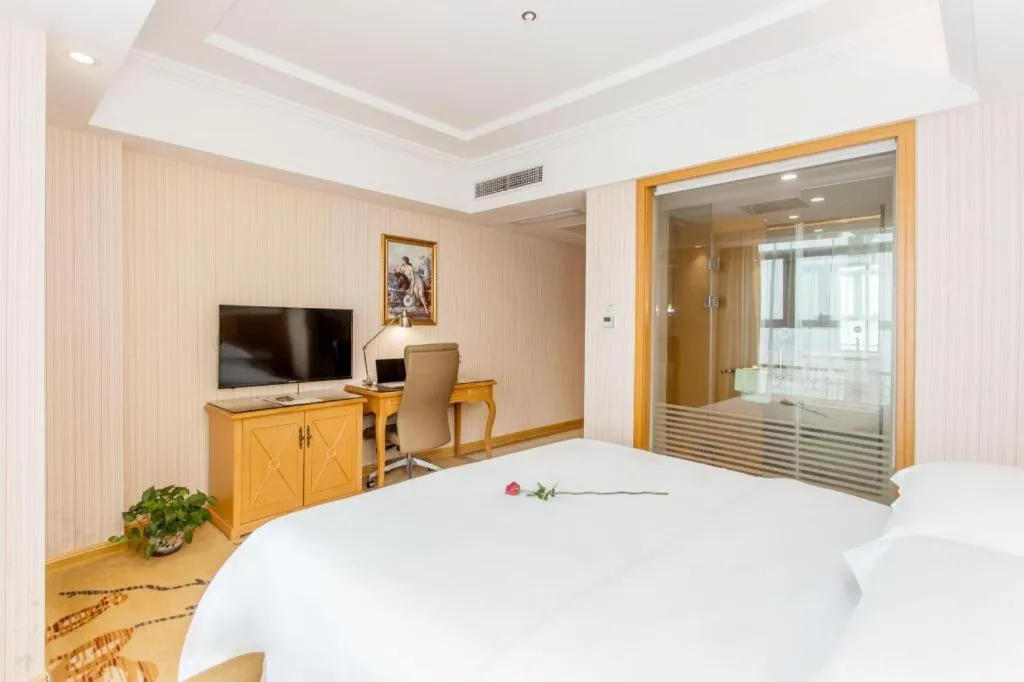 Bed in Vienna Hotel Jiangsu Kunshan Changjiang North Road Fenghuangcheng