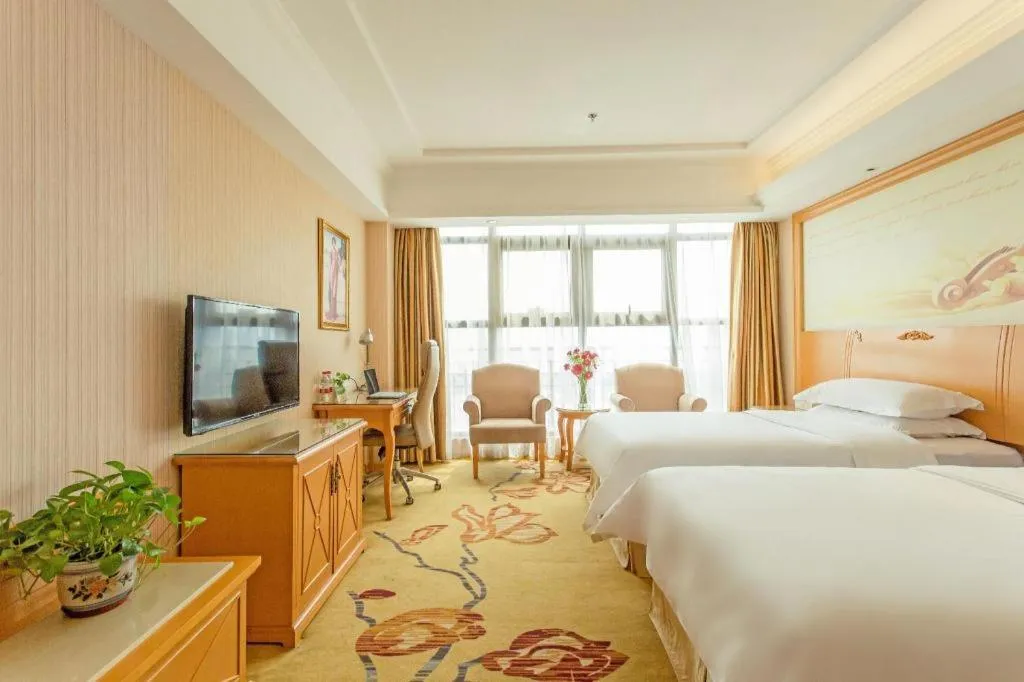 Bed in Vienna Hotel Jiangsu Kunshan Changjiang North Road Fenghuangcheng