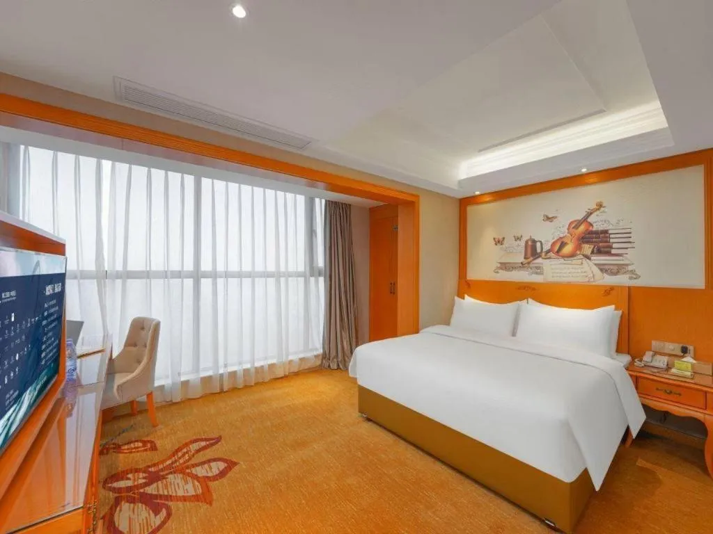 Bed in Vienna Hotel Guiyang North Station Dream City
