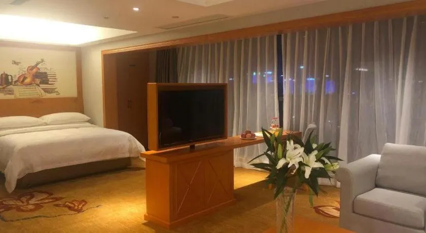 Bed in Vienna Hotel Guiyang North Station Dream City