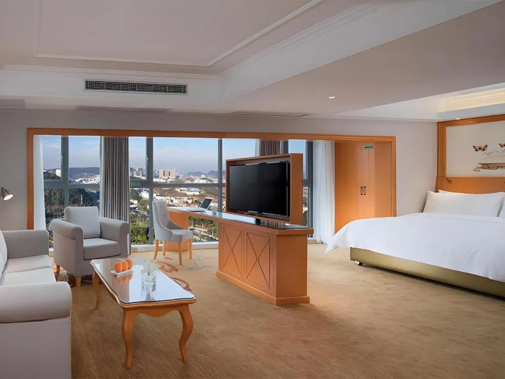 Bed in Vienna Hotel Guiyang North Station Dream City