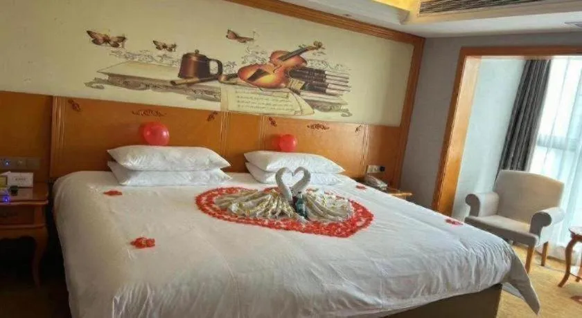 Bed in Vienna Hotel Guiyang North Station Dream City