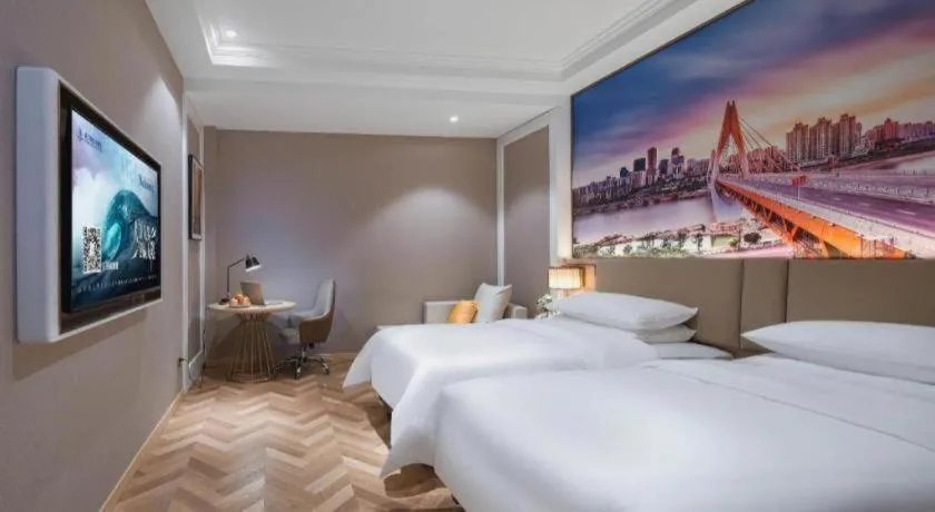 Bed in Vienna Hotel Jiangsu Dongtai Wanghai West Road