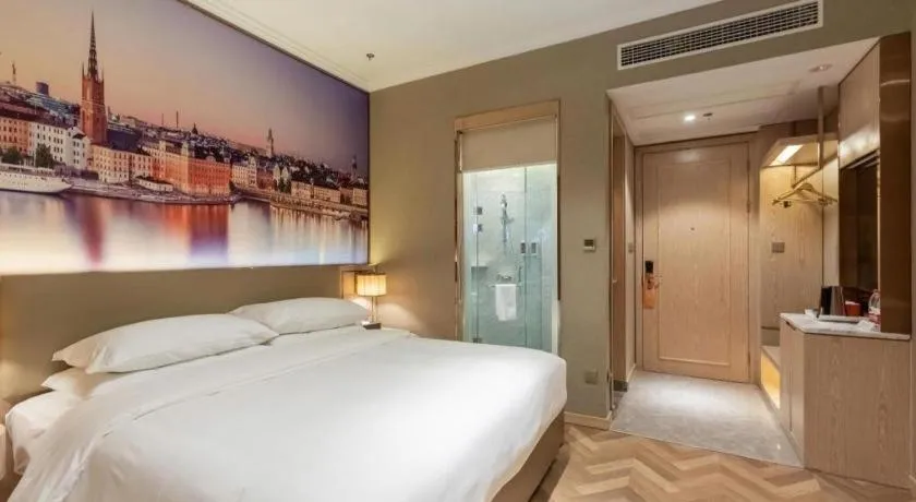 Bed in Vienna Hotel Jiangsu Dongtai Wanghai West Road