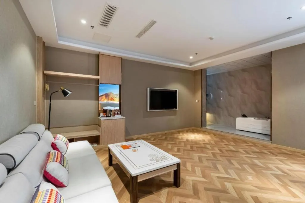 Bed in Vienna Hotel Jiangsu Dongtai Wanghai West Road