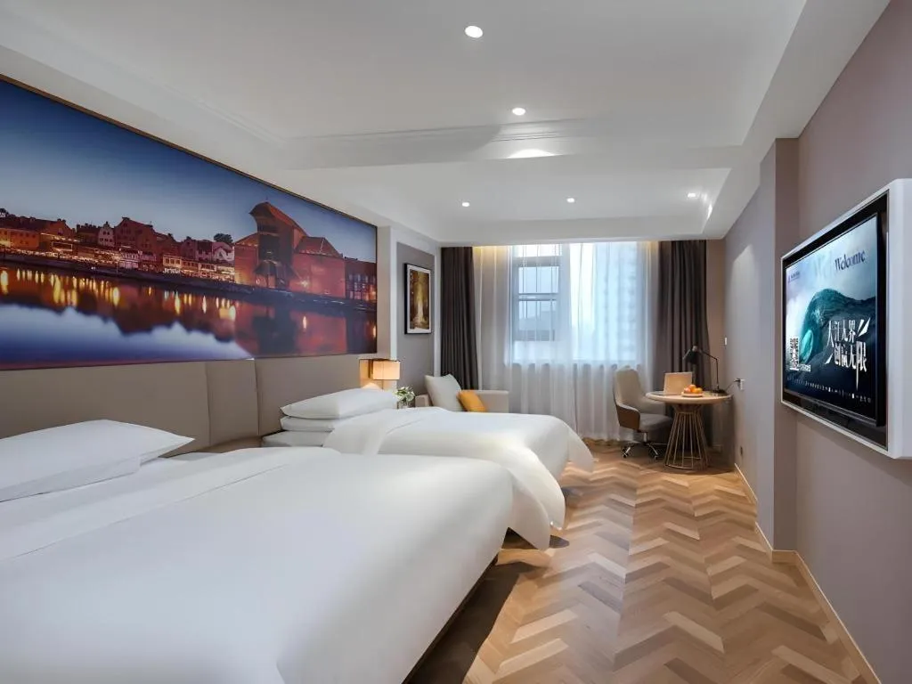 Bed in Vienna Hotel Jiangsu Dongtai Wanghai West Road