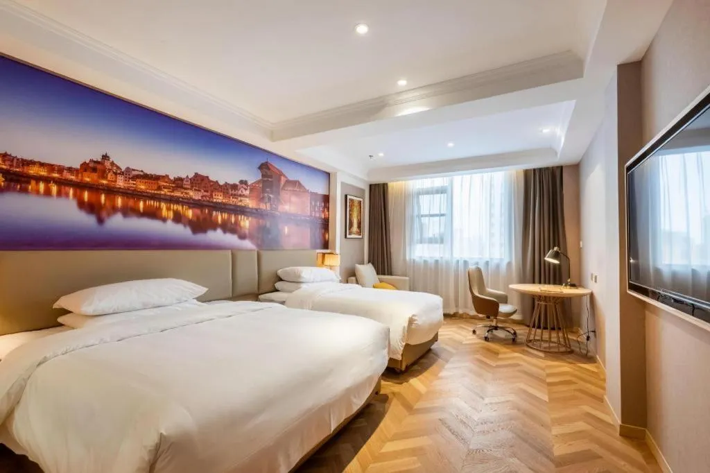 Bed in Vienna Hotel Jiangsu Dongtai Wanghai West Road