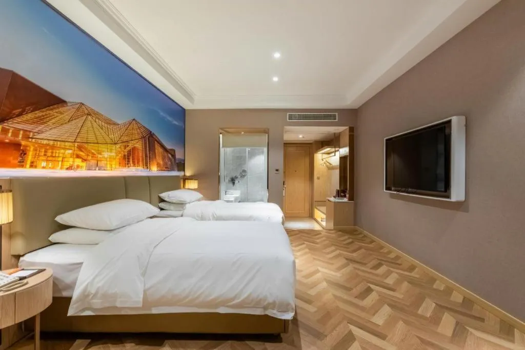 Bed in Vienna Hotel Jiangsu Dongtai Wanghai West Road