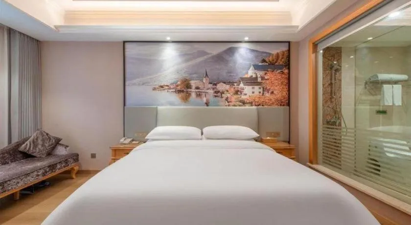 Bed in Vienna Hotel Changsha Yanghu Hanpu