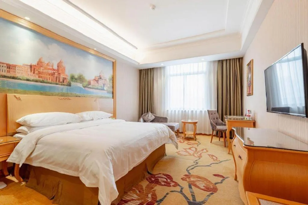 Bed in Vienna Hotel Changsha Yanghu Hanpu