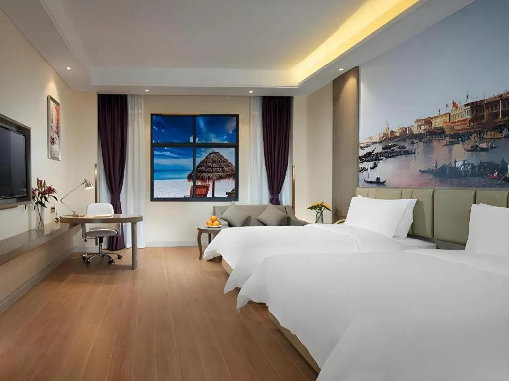 Bed in Venus International Hotel Kunming Baiyun Road Tongde Square