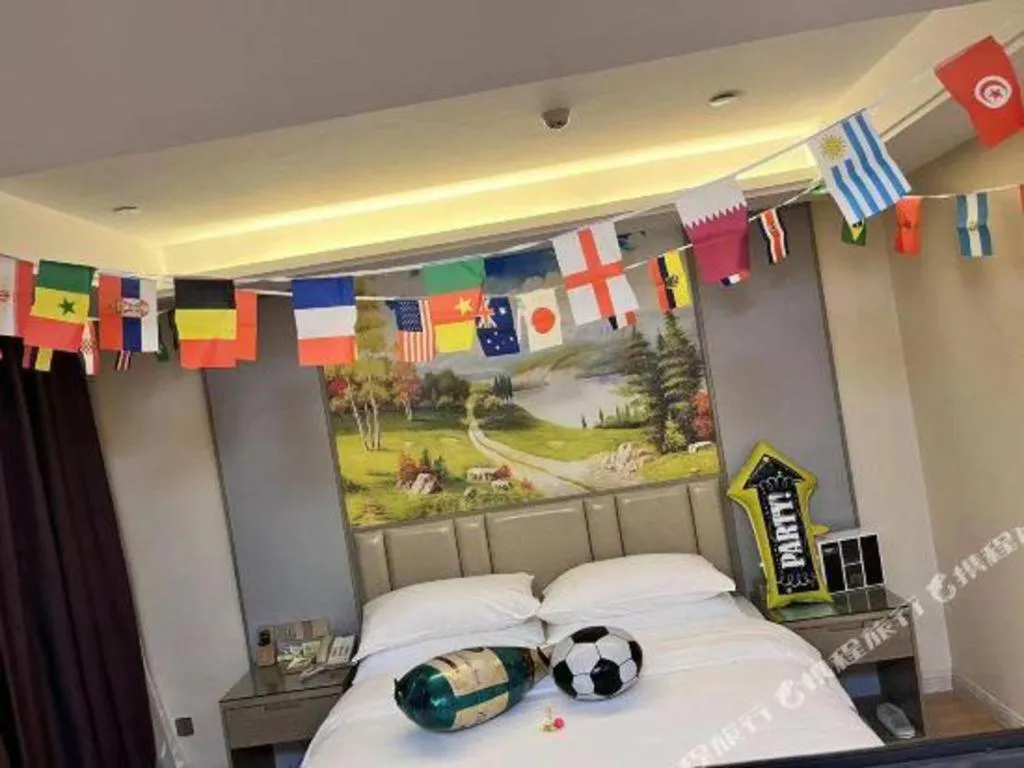 Bed in Venus International Hotel Kunming Baiyun Road Tongde Square