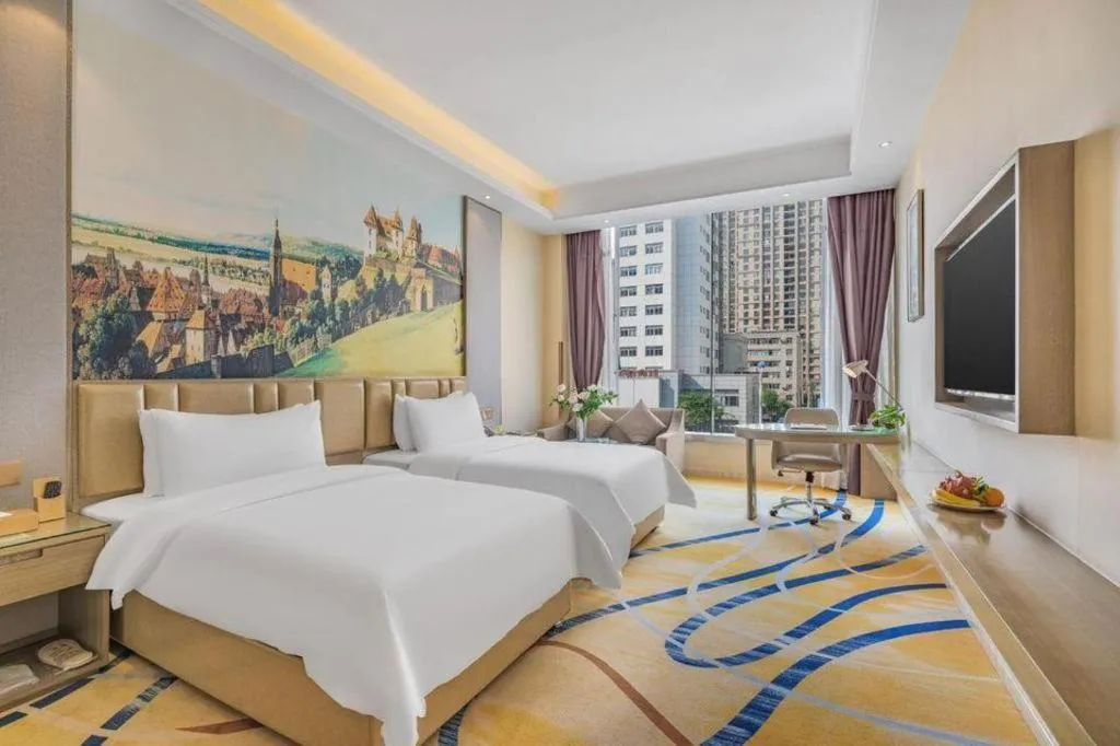 Bed in Venus International Hotel Kunming Baiyun Road Tongde Square