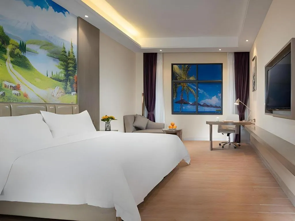 Bed in Venus International Hotel Kunming Baiyun Road Tongde Square