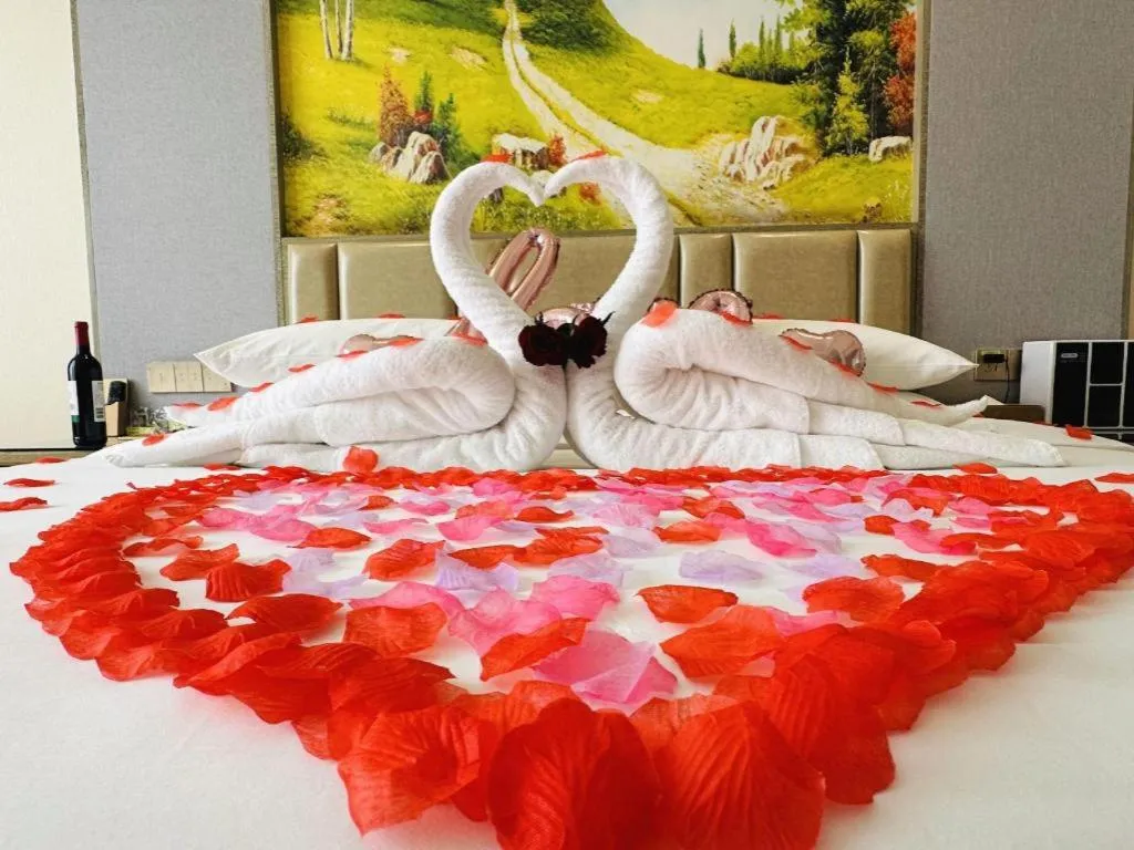 Bed in Venus International Hotel Kunming Baiyun Road Tongde Square