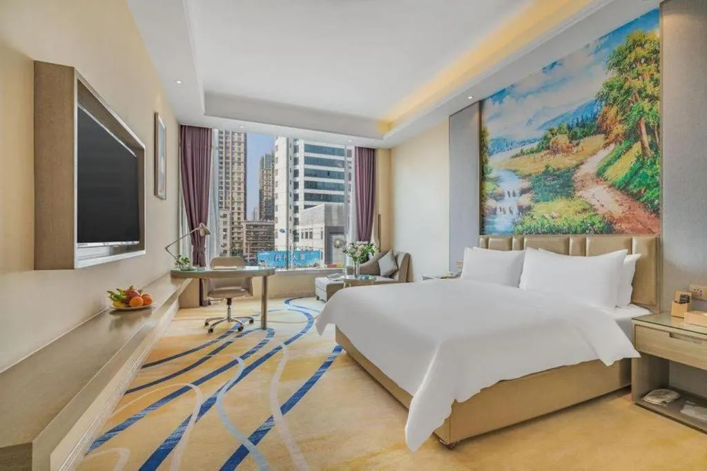 Bed in Venus International Hotel Kunming Baiyun Road Tongde Square