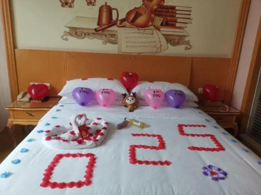 Bed in Vienna Hotel Guangdong Huiyang Qiuchang Yingbin Road